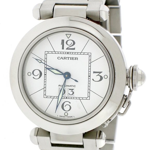 Cartier Pasha C Big Date 35MM White Dial Automatic main image 5